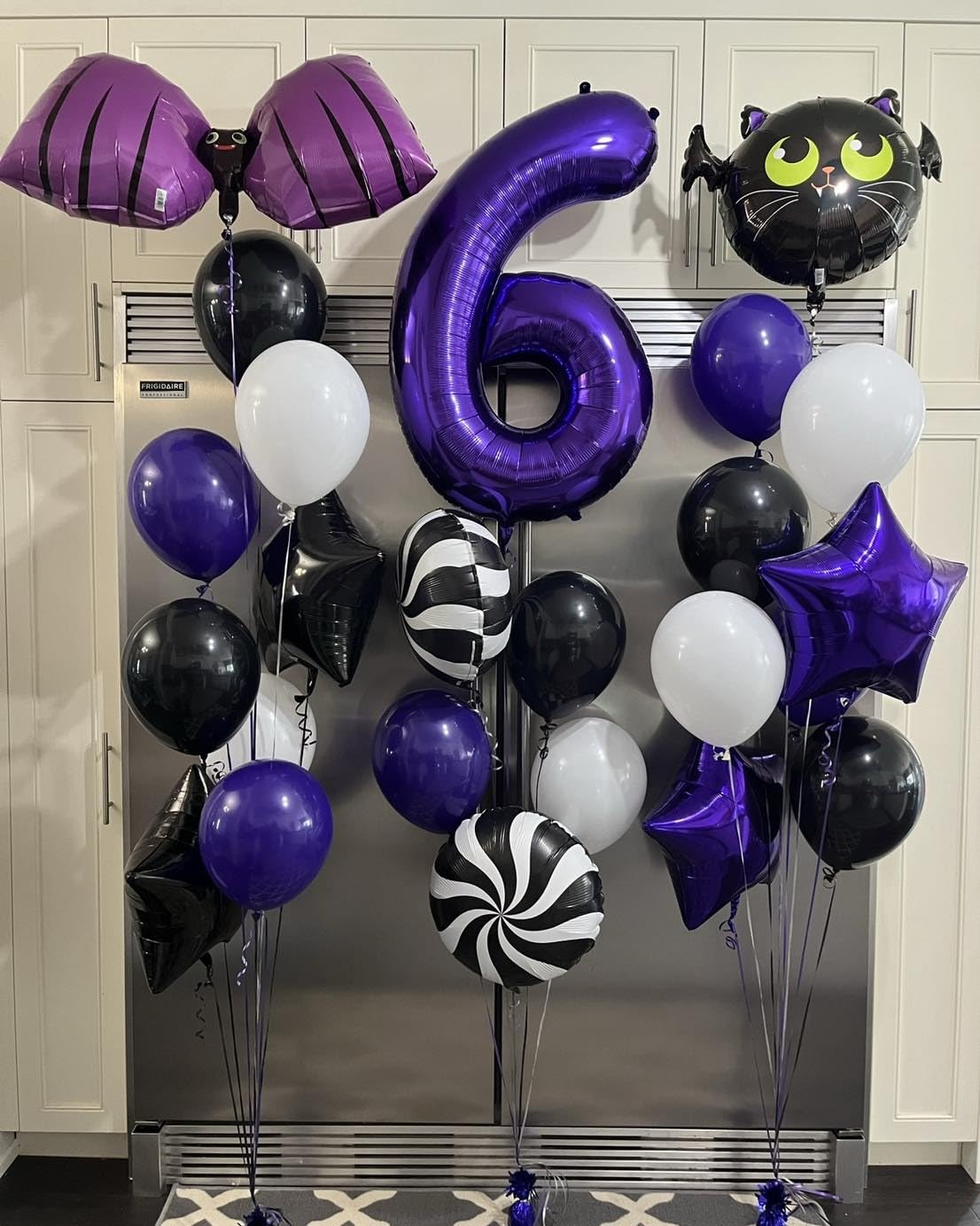 IWERP Purple Number Balloon 40 Inch - 0 Number Balloon for Birthday Decorations, Purple Party Supplies