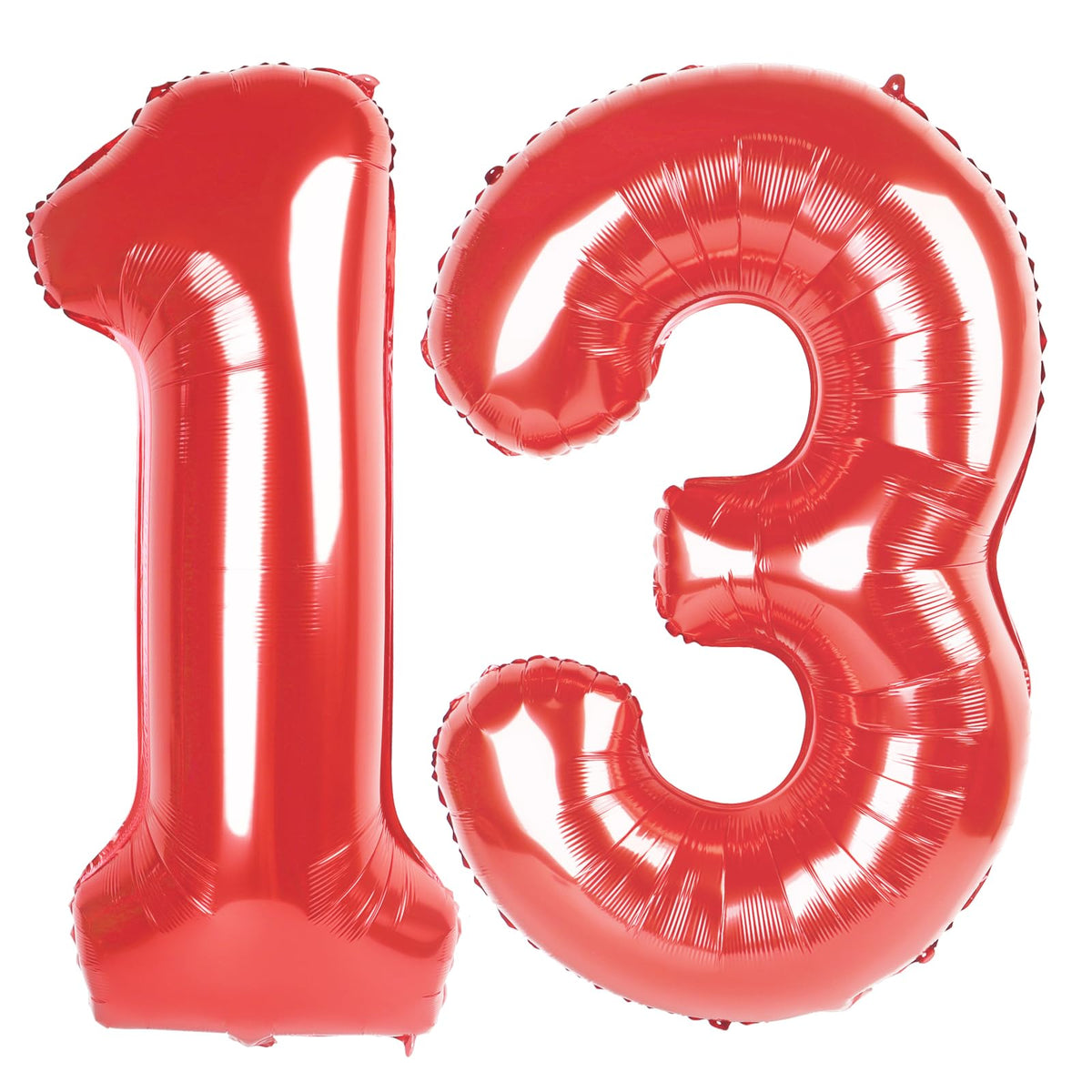 IWERP Red Number 13 Balloon 40 Inch – 13th Birthday Decorations for Girls & Boys