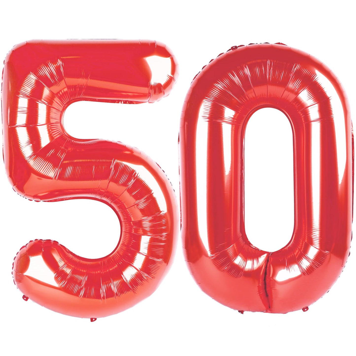 IWERP Red Number 50 Balloon - 40 Inch 50th Birthday Decorations