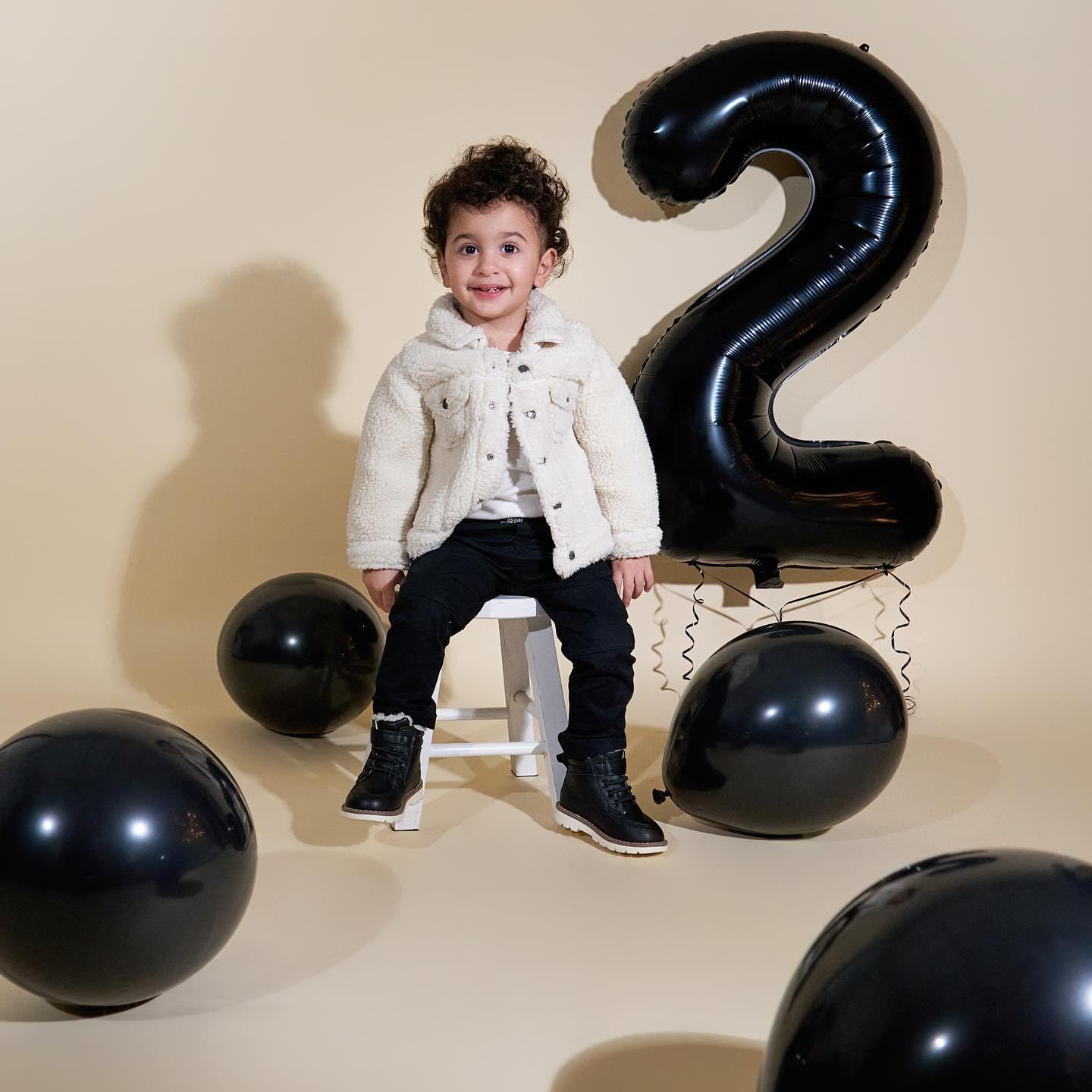 IWERP Black Number 4 Balloon 40 Inch – 4th Birthday Decor
