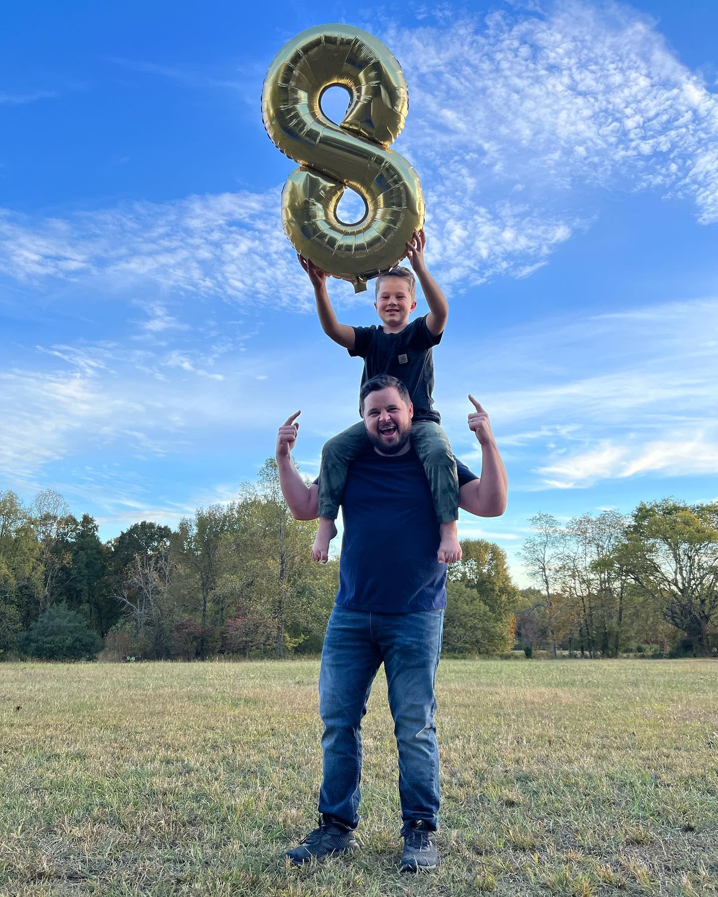 IWERP Gold Number 8 Balloon 40-Inch – 8th Birthday Decor for Boys & Girls