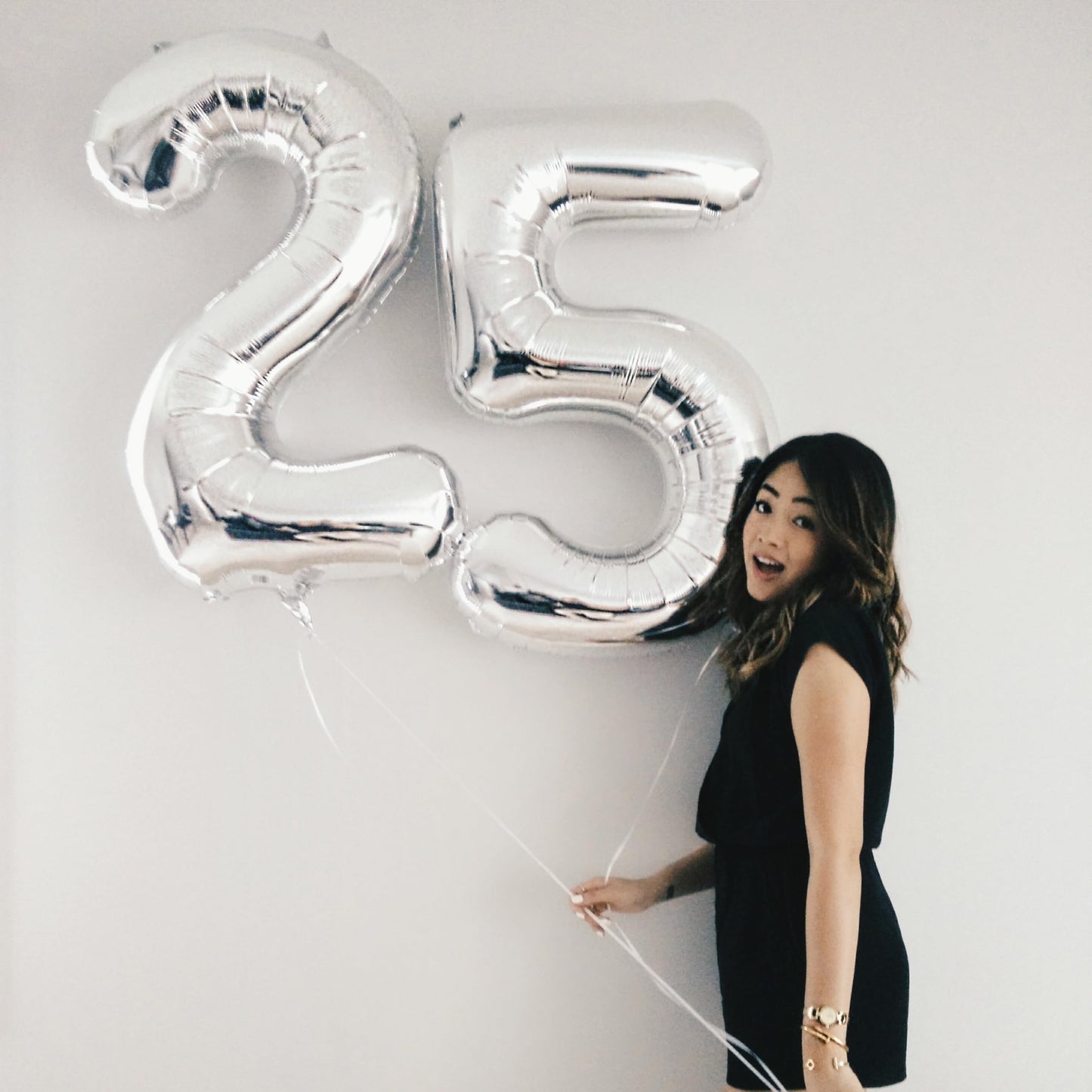 IWERP 18th Birthday Balloon – 40-Inch Silver Number Balloon for Party Decor