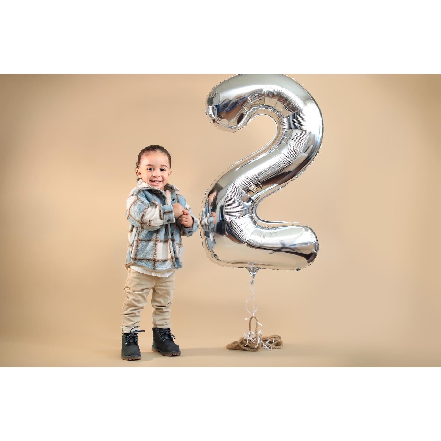 IWERP Silver Number 1 Balloon – 40-Inch First Birthday Decoration