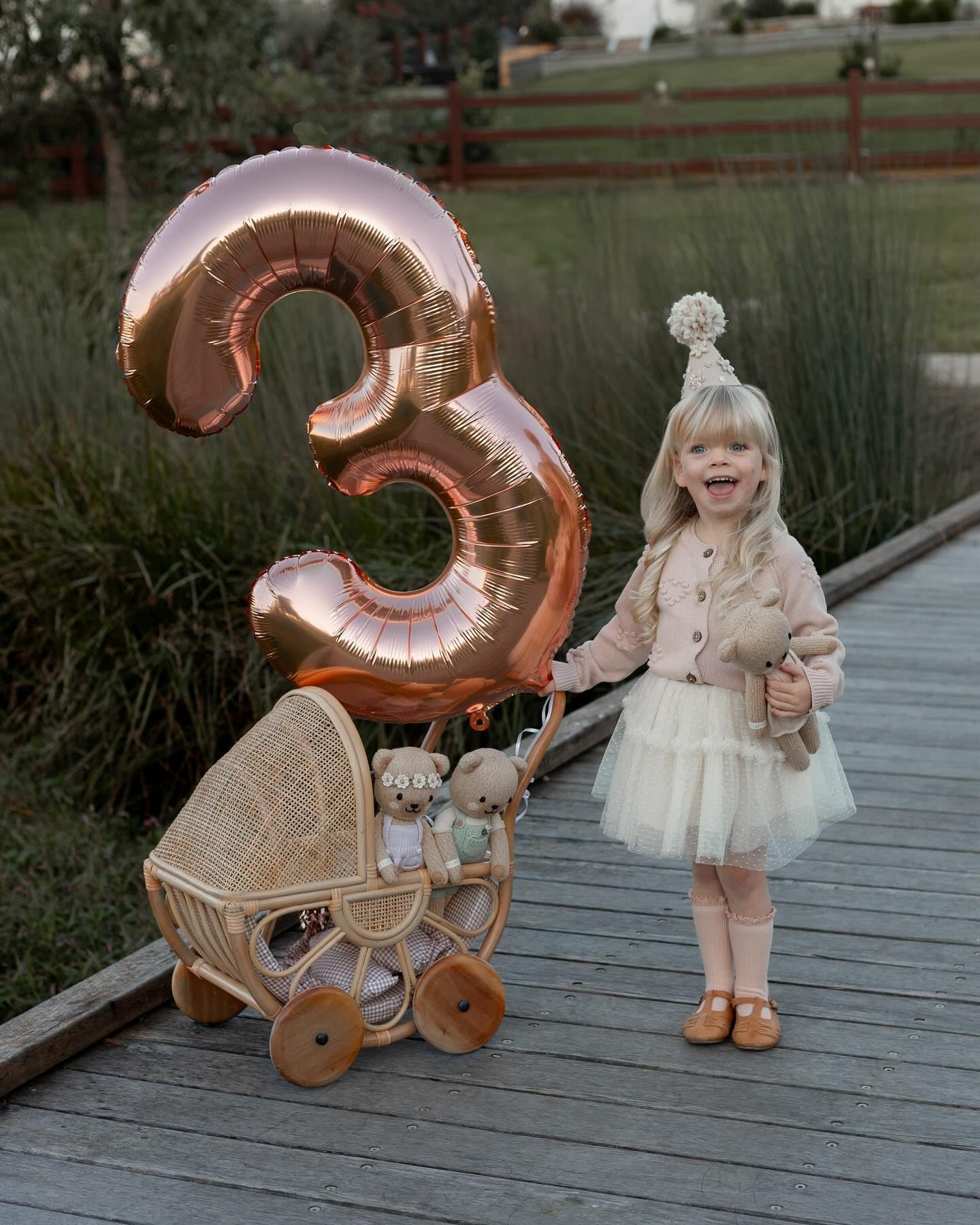 IWERP Rose Gold 13th Balloon Number — 40-Inch Birthday Decor