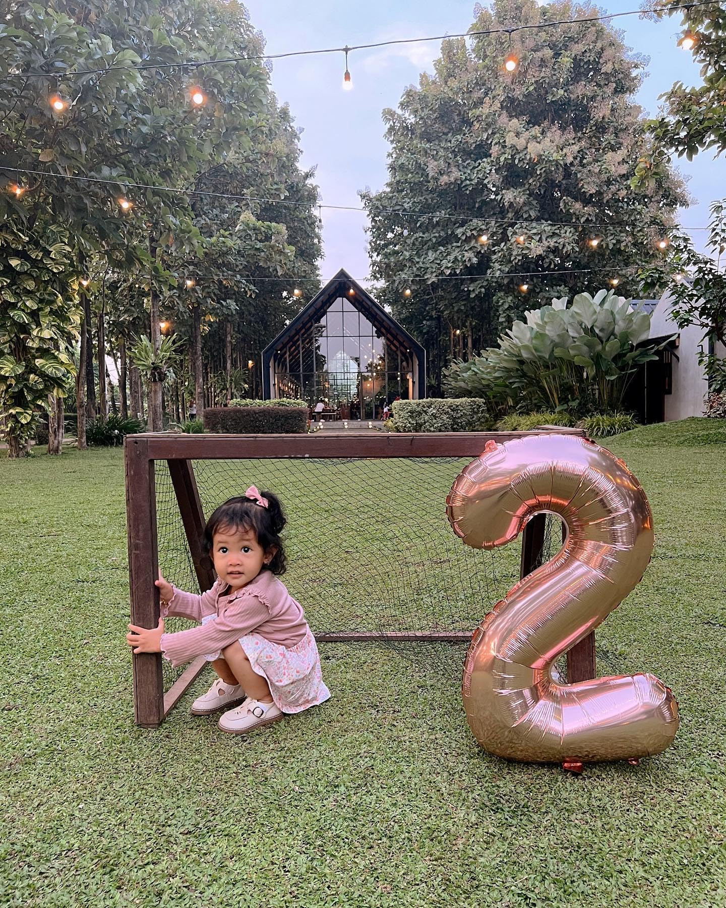 IWERP Rose Gold 2 Balloon – 40-Inch Number Balloon for 2nd Birthday