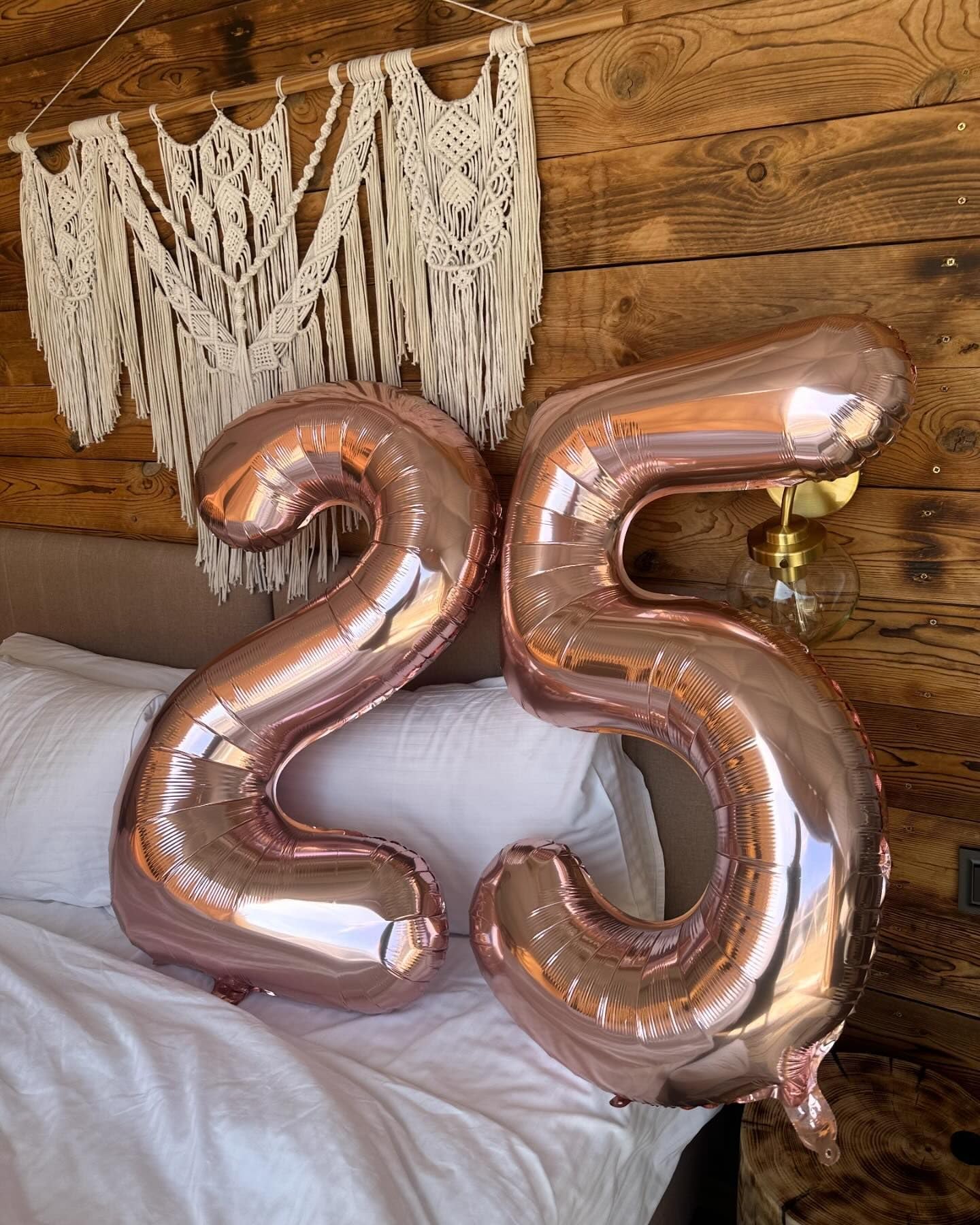 IWERP Rose Gold 2 Balloon – 40-Inch Number Balloon for 2nd Birthday