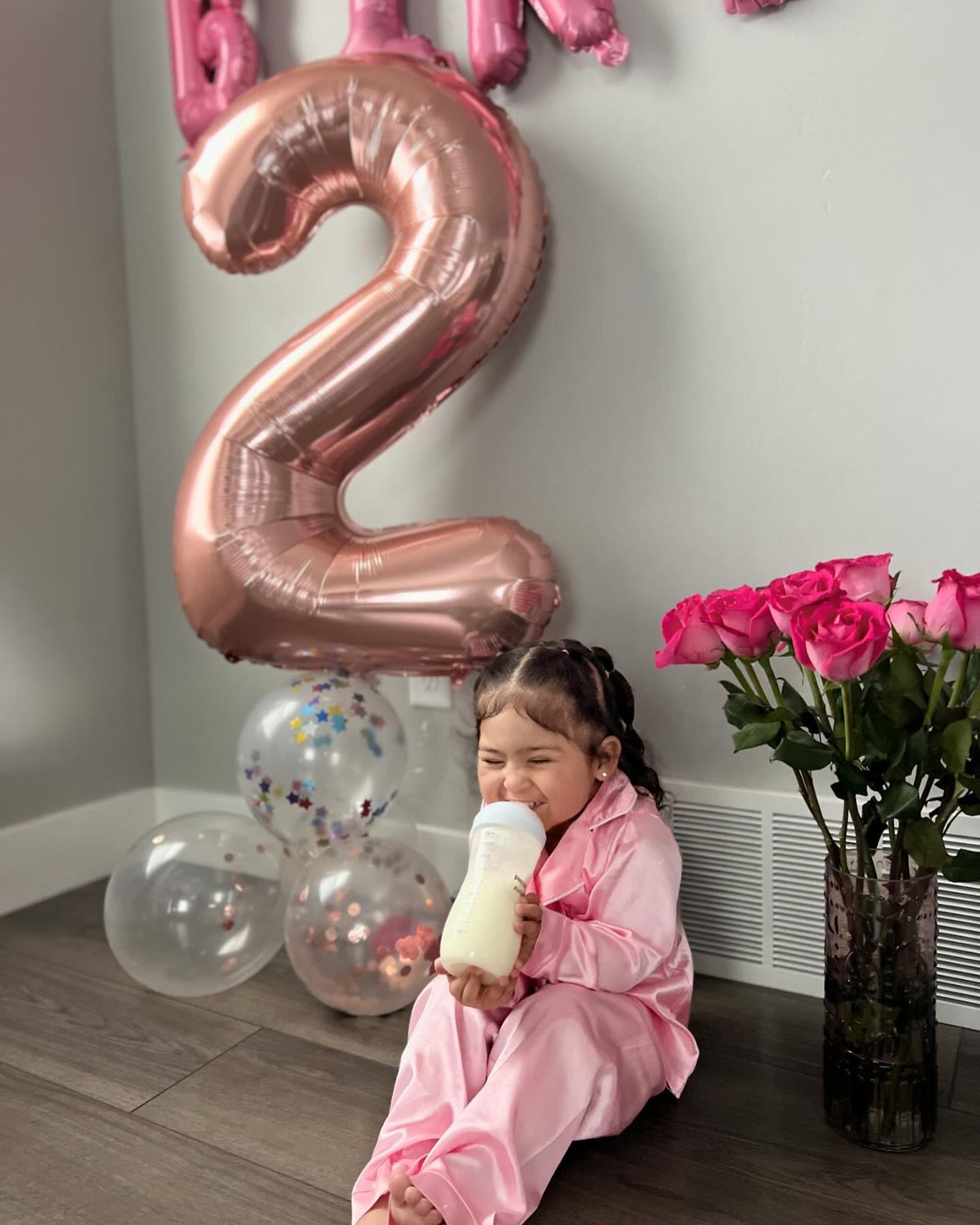 IWERP 60 Balloon Number Rose Gold 40-Inch | 60th Birthday Decorations for Men & Women