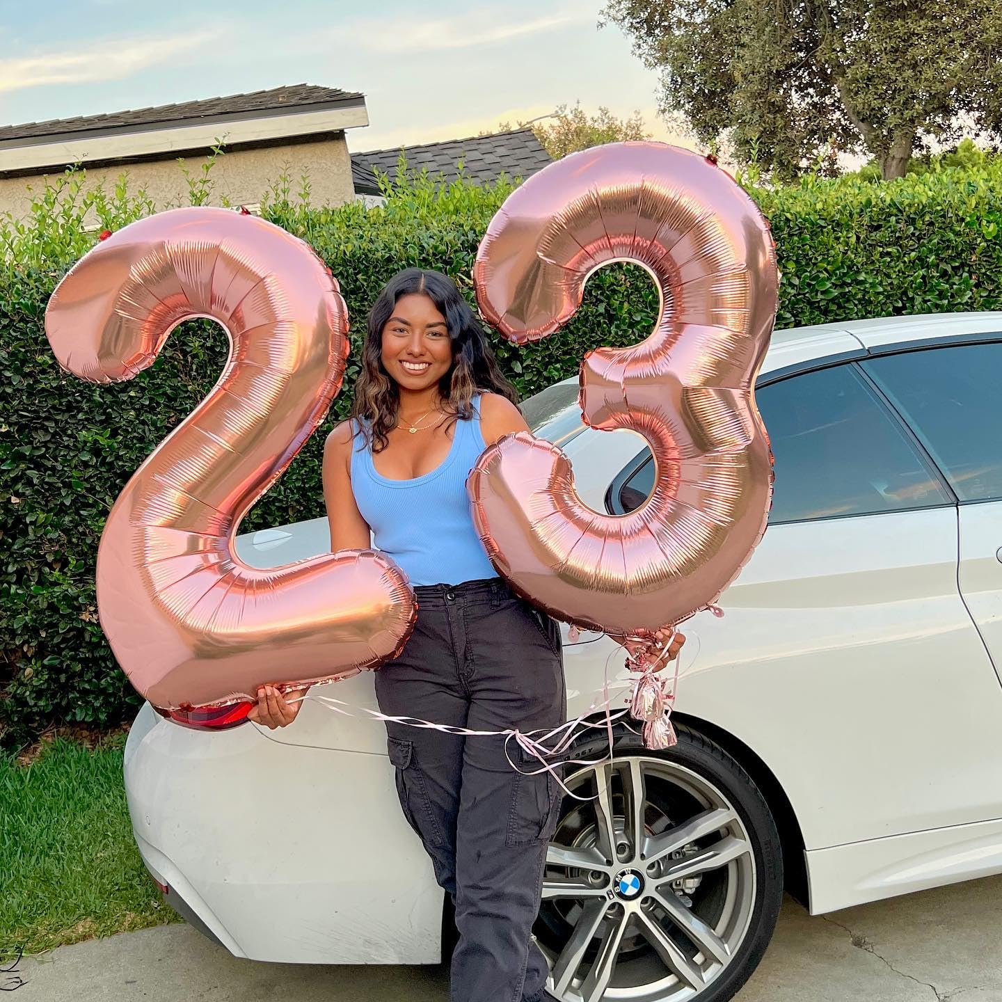 IWERP Rose Gold 40-Inch Number 6 Balloon | 6th Birthday Decorations & Rose Gold Party Supplies