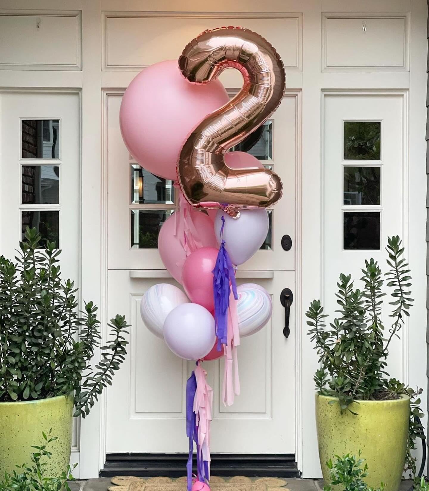 IWERP Rose Gold 40in Number 7 Balloon – 7th Birthday Foil Decoration