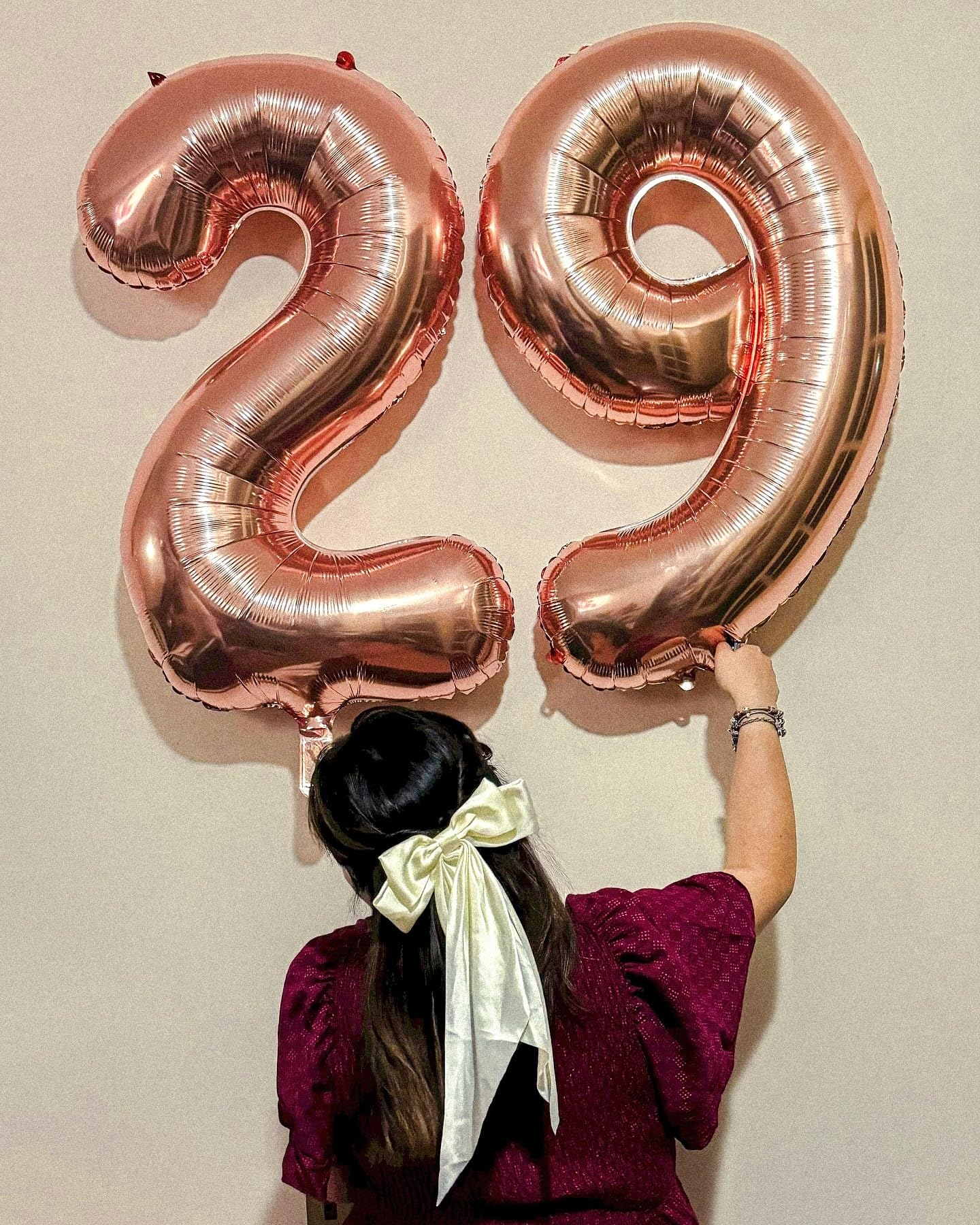 IWERP Rose Gold 4 Balloon 40 Inch – 4th Birthday Party Decor