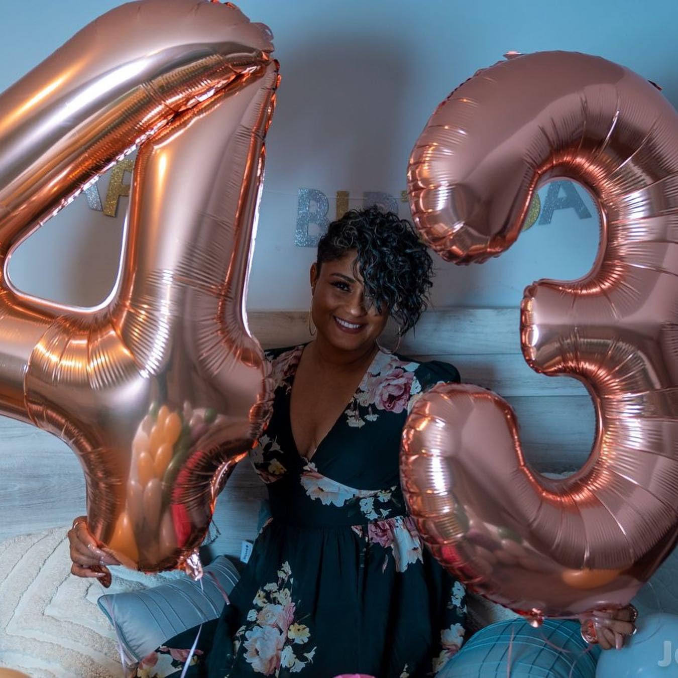 IWERP Rose Gold 4 Balloon 40 Inch – 4th Birthday Party Decor