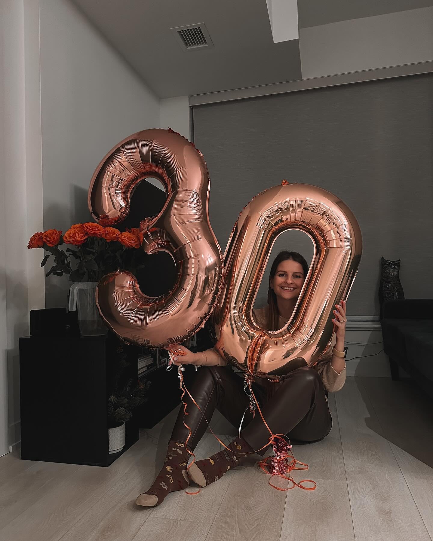 IWERP Rose Gold Number Balloon 40 Inch – 0 Birthday Numbers, Party Decorations