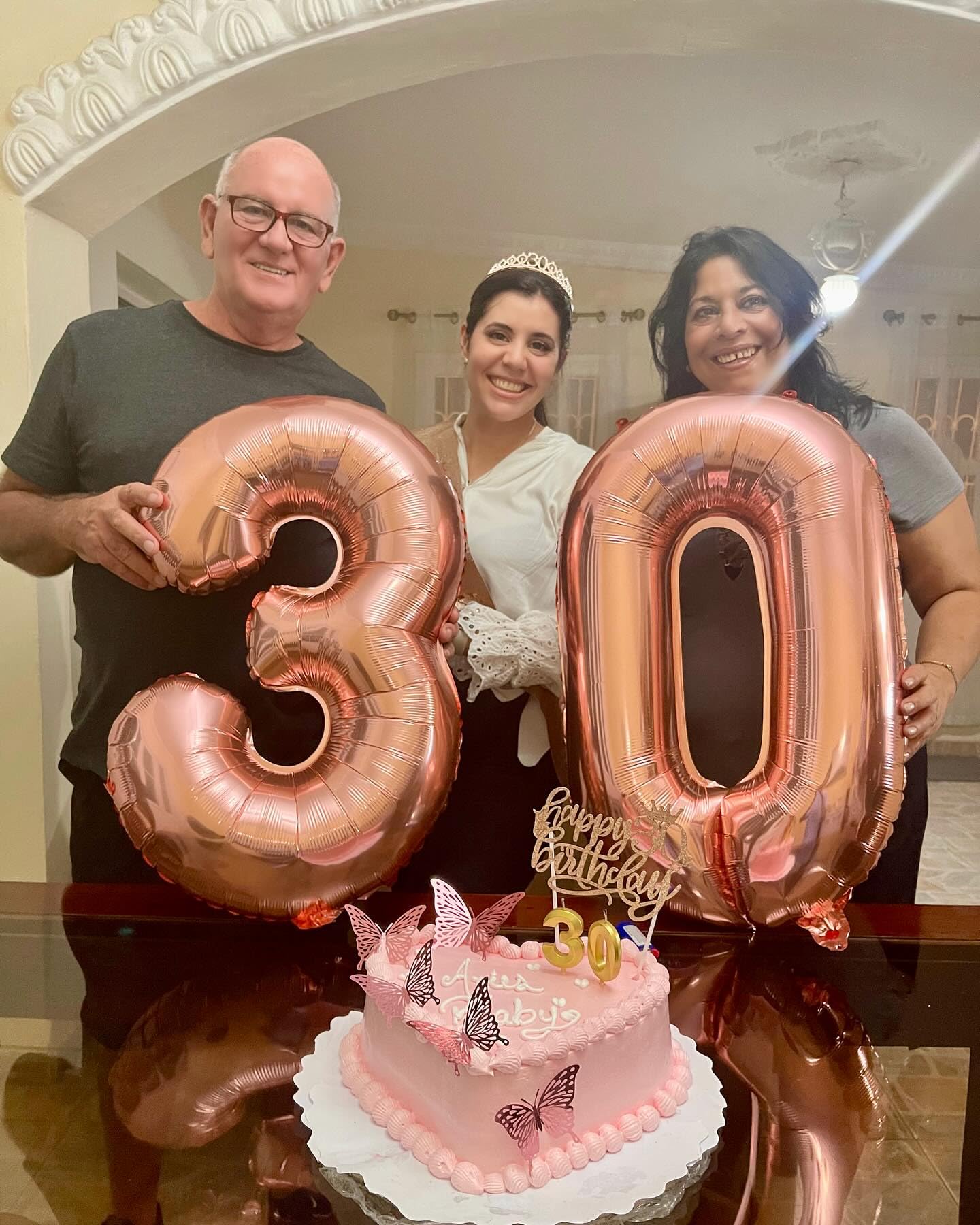 IWERP Rose Gold Number Balloon 40 Inch – 0 Birthday Numbers, Party Decorations