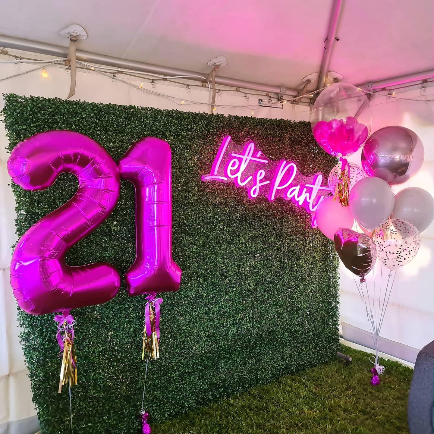 IWERP Rosy Purple Number 1 Balloon – 40-Inch First Birthday Decoration