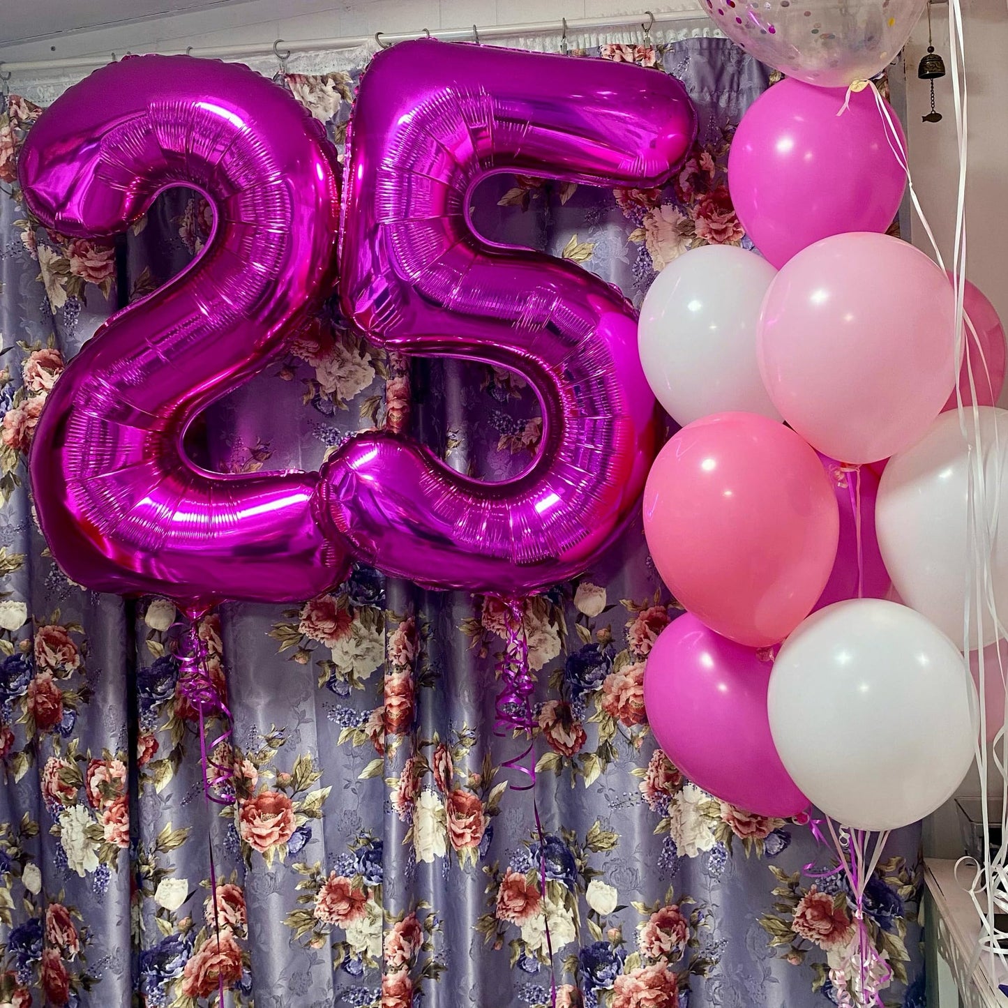 IWERP Rosy Purple Number 1 Balloon – 40-Inch First Birthday Decoration
