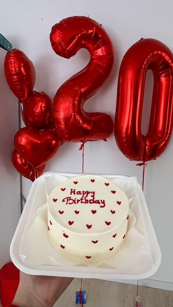 IWERP 21 Balloon 40-Inch Red – Bold 21st Birthday Decor