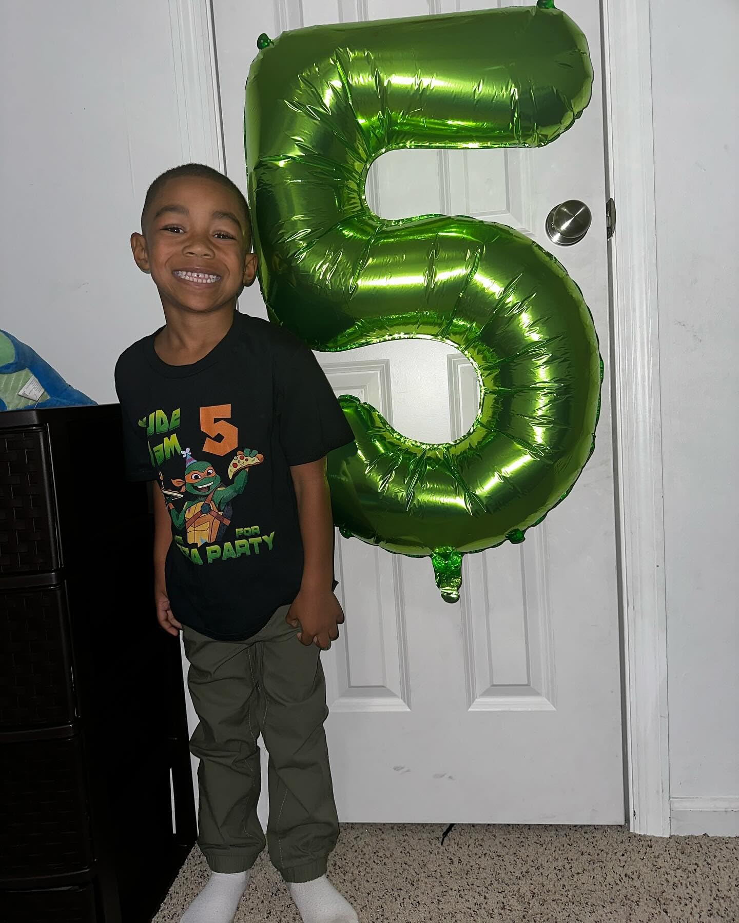 IWERP Green Number 5 Balloon 40 Inch – 5th Birthday Decorations