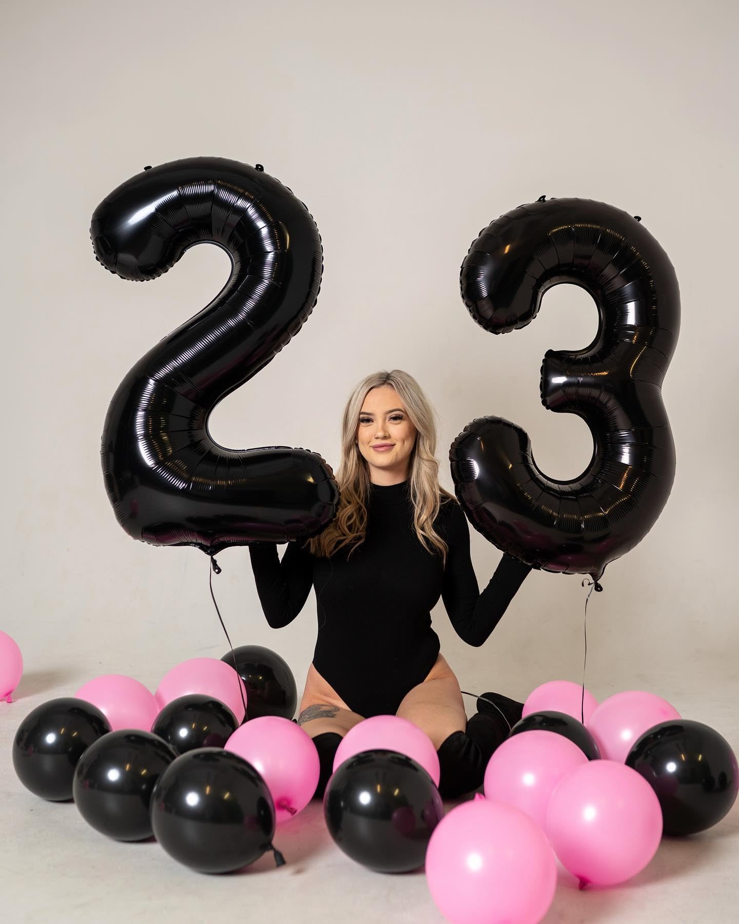 IWERP 40-Inch Black 13 Balloon – 13th Birthday & 31st Anniversary Decor
