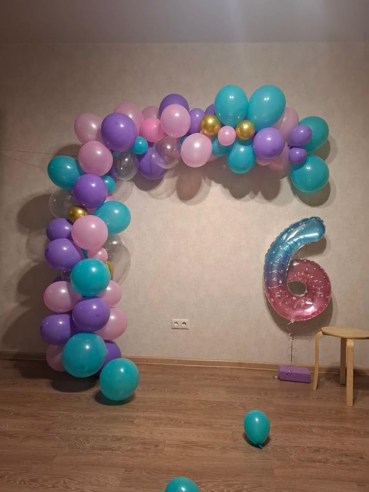 IWERP Starry Sky 9 Balloon — 40 Inch Number Balloon for Birthdays