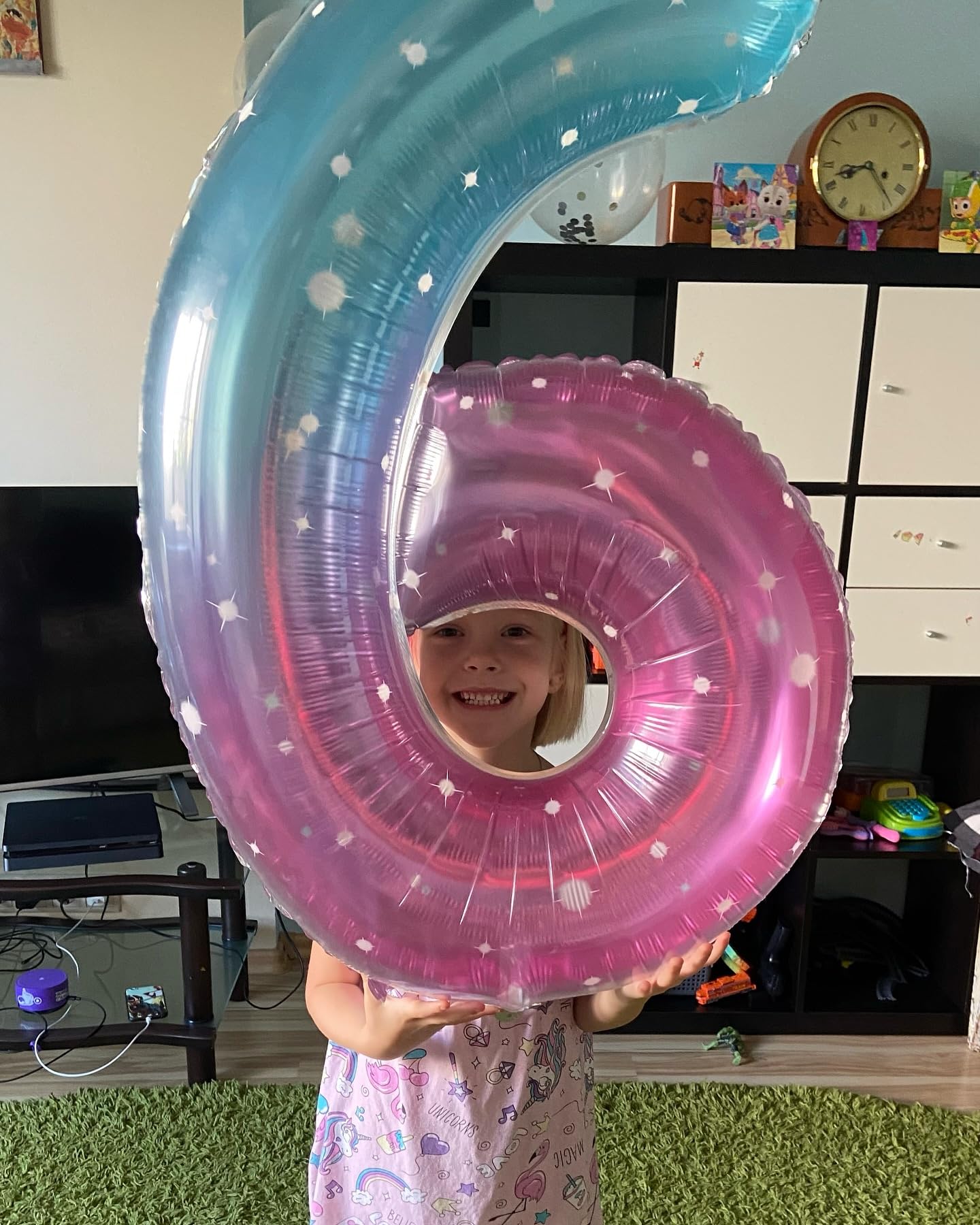 IWERP Starry Sky 2 Balloon – 40-Inch Number Balloon for 2nd Birthday