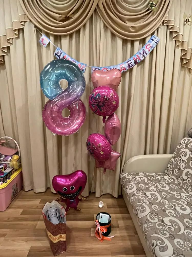 IWERP Starry Sky Number 2 Balloon 40-Inch | 2nd Birthday Decor