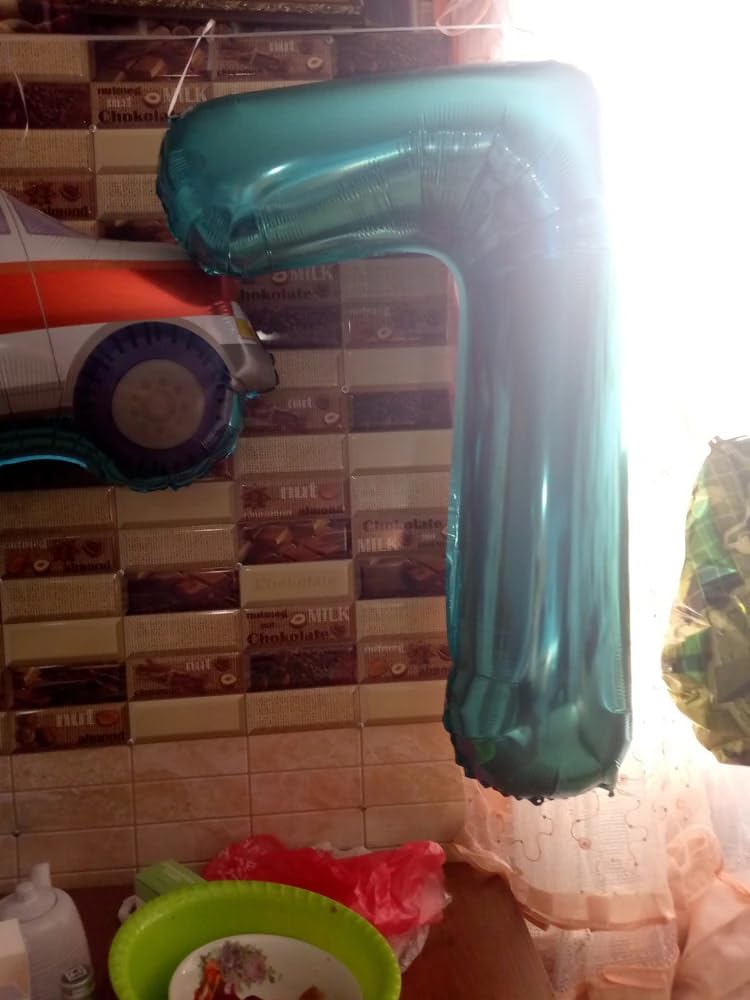 IWERP Teal Number 9 Balloon 40 Inch – 9th Birthday Decorations
