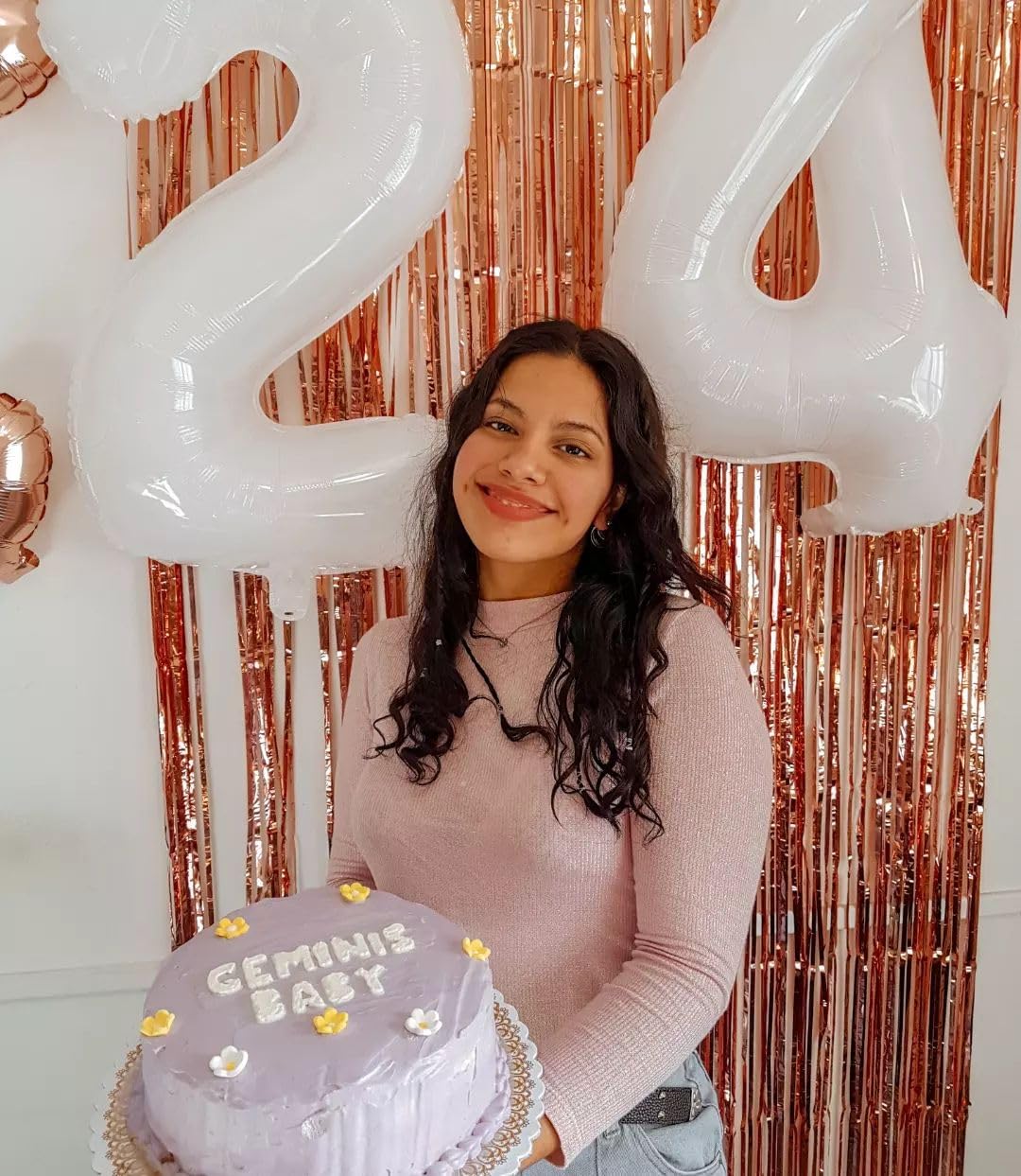 IWERP White Number 4 Balloon 40 Inch | 4th Birthday Decorations & White Party Supplies
