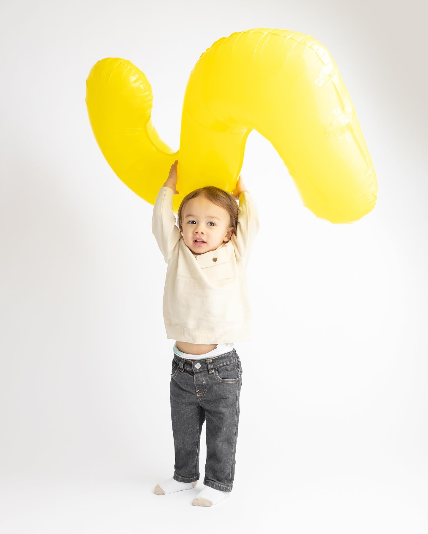 IWERP Yellow 40-Inch 7 Balloon – 7th Birthday Decor, Large Number Balloon