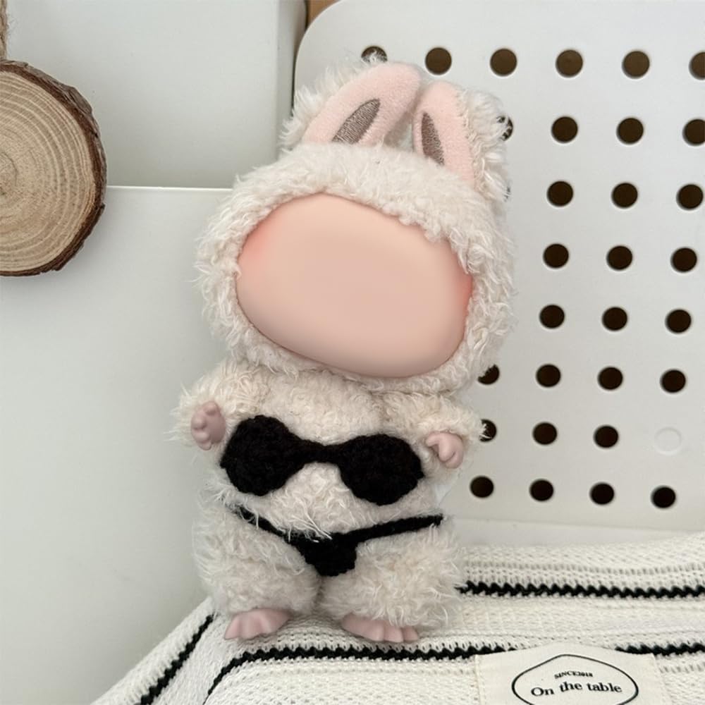 ixubker 17cm Doll Clothes – 3-Pack Outfit Set with Black Lingerie