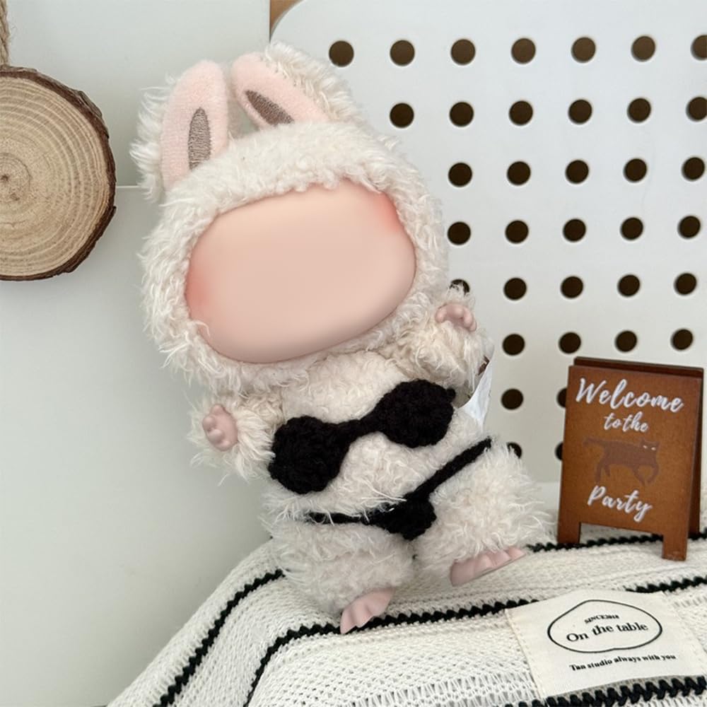 ixubker 17cm Doll Clothes – 3-Pack Outfit Set with Black Lingerie