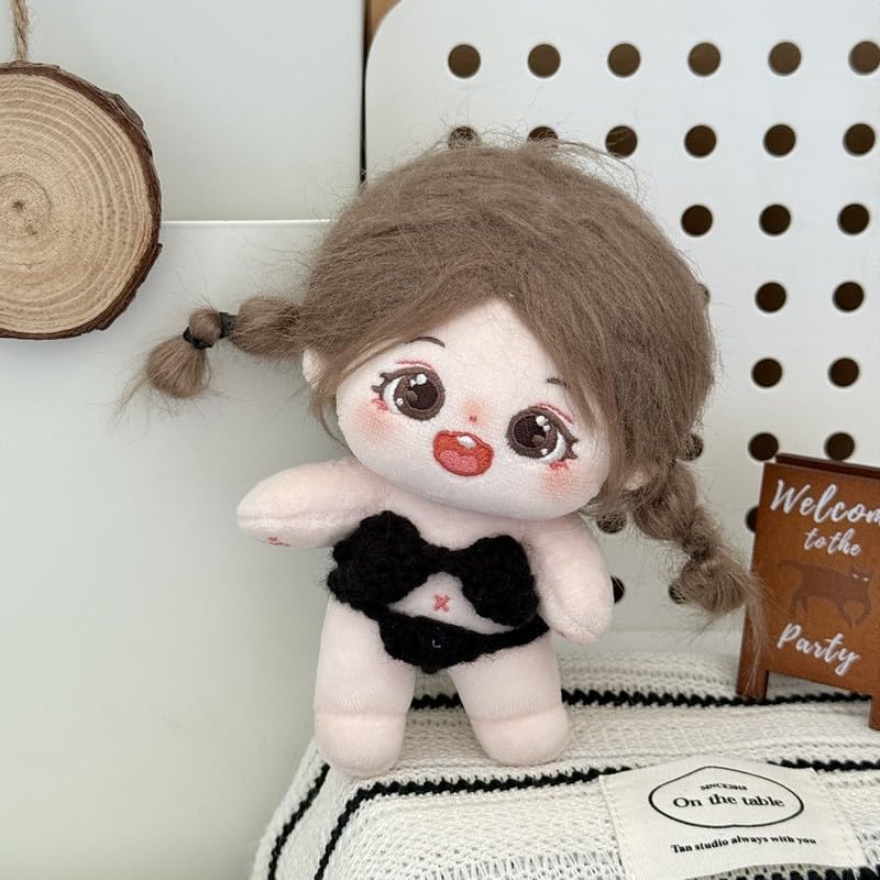 ixubker 17cm Doll Clothes – 3-Pack Outfit Set with Black Lingerie