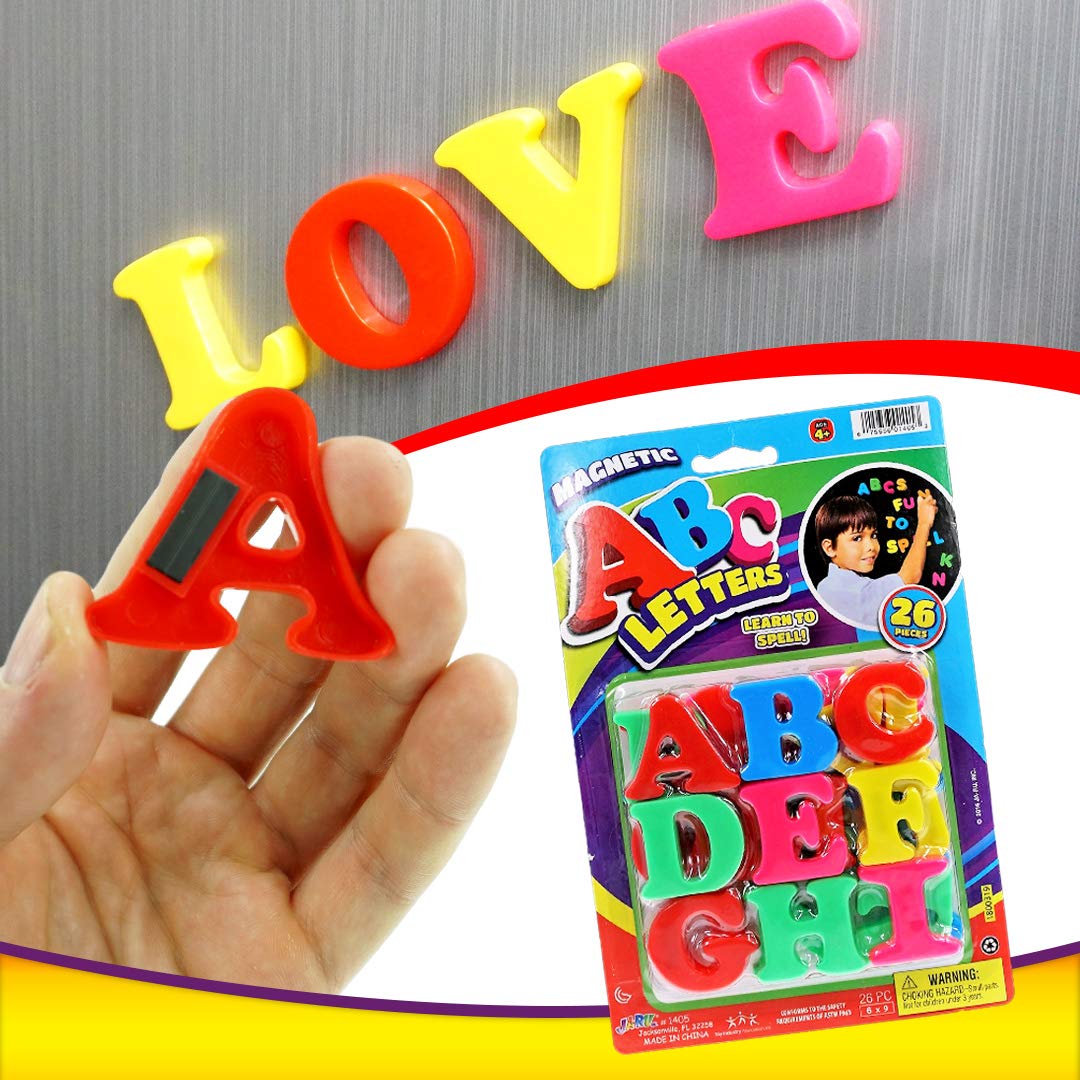 JA-RU 123 Magnetic Numbers – 26 Fridge Magnets for Kids