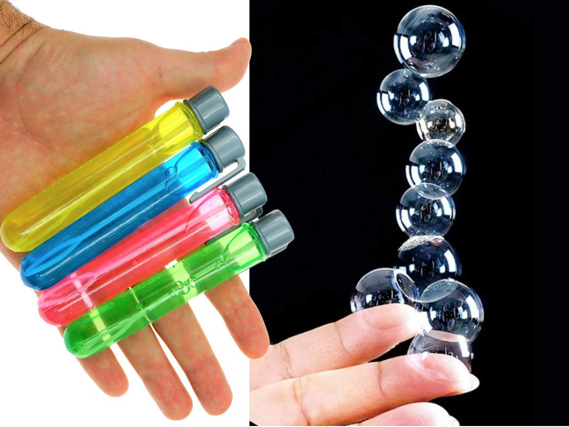 JA-RU Grab a Bubble-Touchable Mini Bubbles Wand Toy (2 Pack) – Assorted Colors
