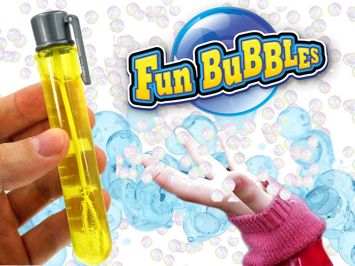 JA-RU Grab a Bubble-Touchable Mini Bubbles Wand Toy (2 Pack) – Assorted Colors