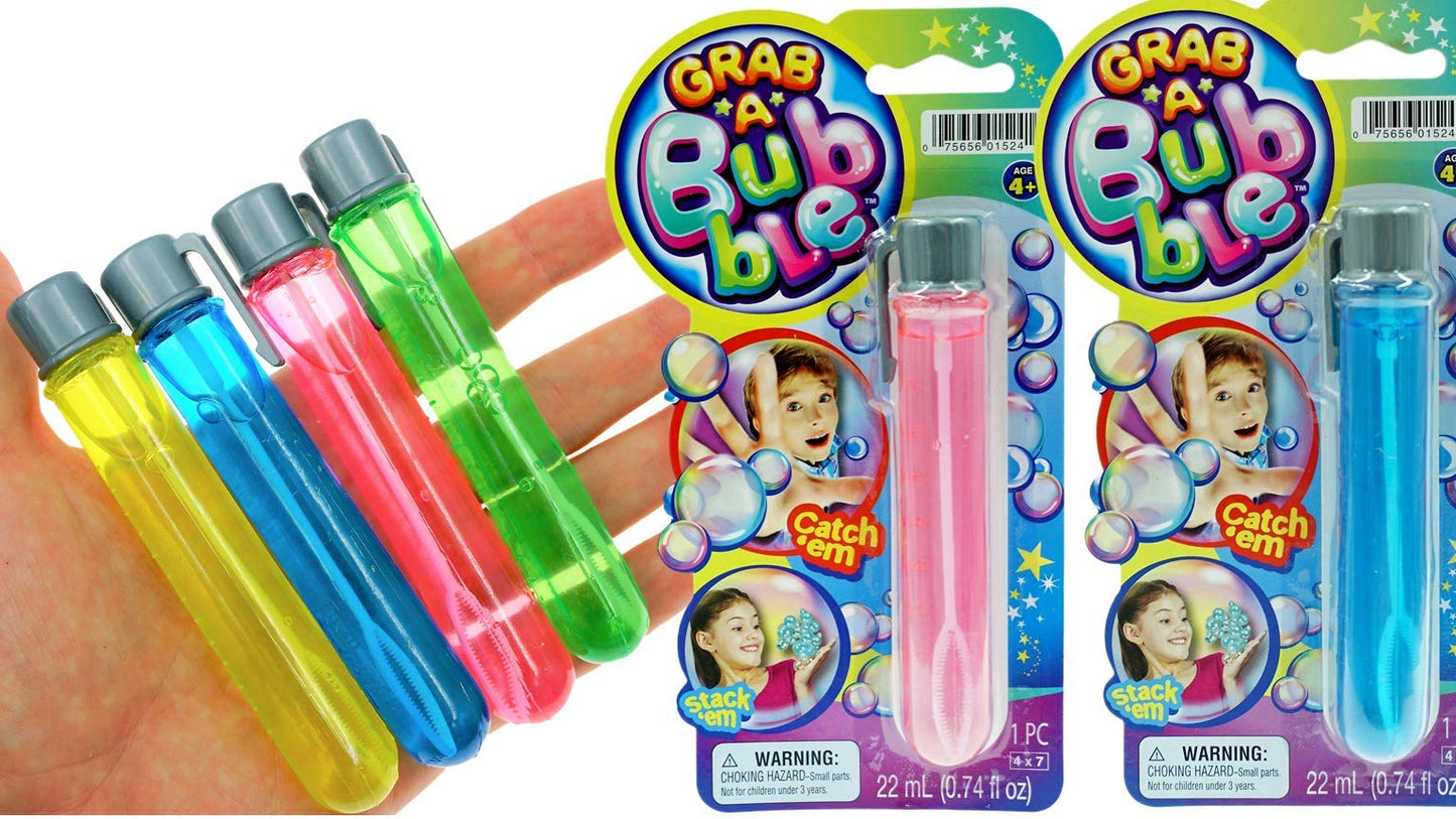 JA-RU Grab a Bubble-Touchable Mini Bubbles Wand Toy (2 Pack) – Assorted Colors