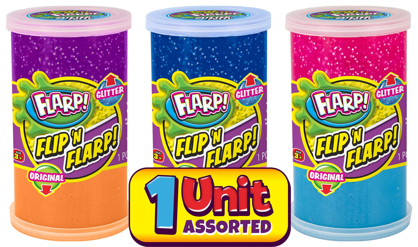 JA-RU Flip & Flarp Noise Putty – Original & Glitter Double Pack