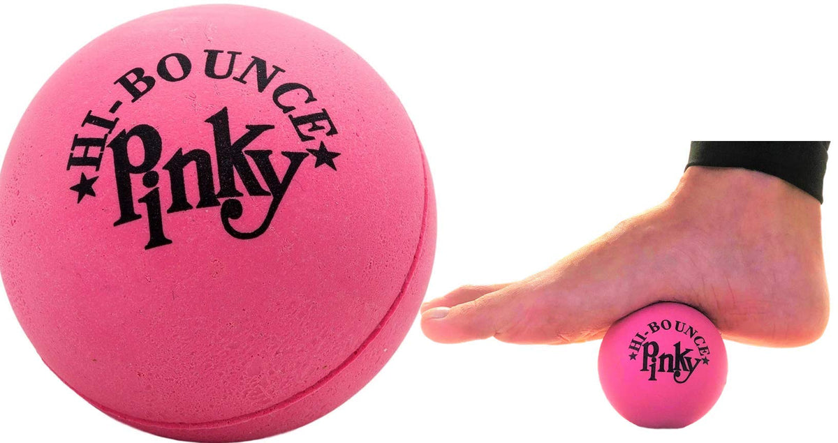 JA-RU Hi-Bounce Pinky Ball (1 Pack) – High-Bounce Rubber Ball for Kids & Adults