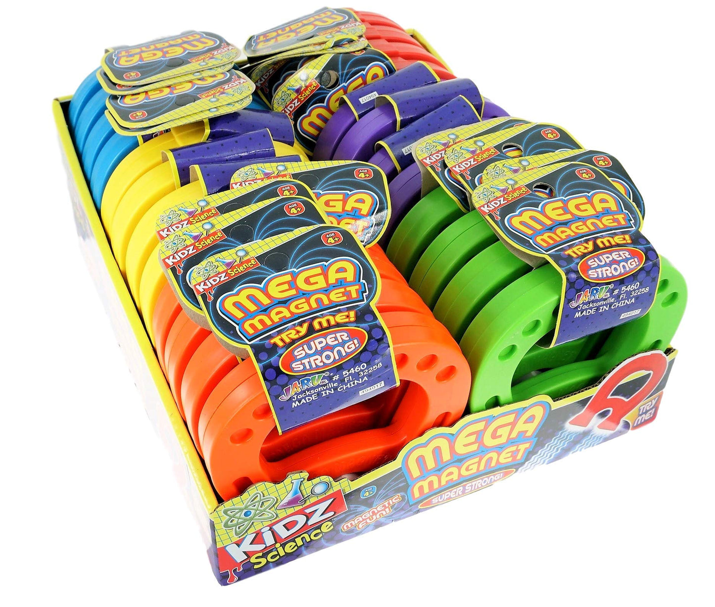JA-RU Mega Magnet Toy - Strong Horseshoe Magnet for Preschool Science & Classroom Activities (5460-1)