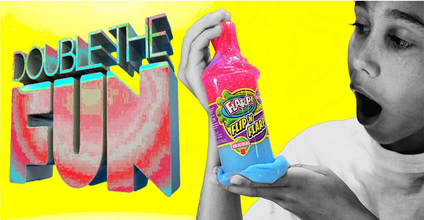 JA-RU Flip & Flarp Noise Putty – Original & Glitter Double Pack