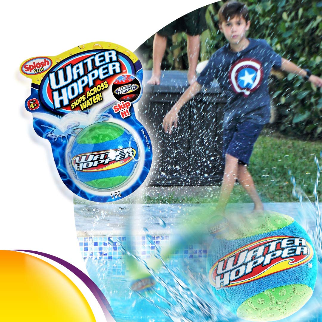 JA-RU Water Hopper Ball Toy Pack – Pro Water Skipper for Pool & Beach (Style B 880-1)