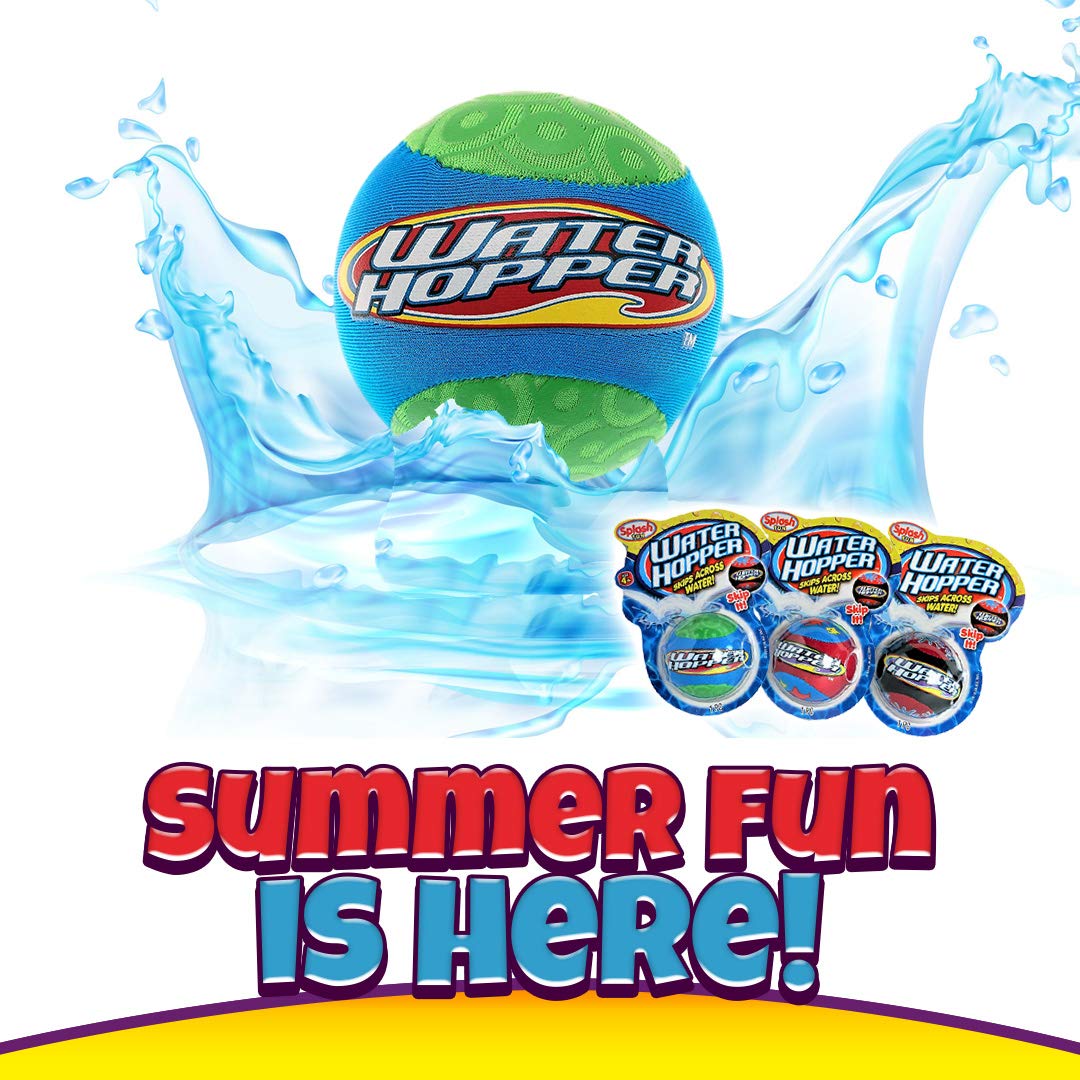 JA-RU Water Hopper Ball Toy Pack – Pro Water Skipper for Pool & Beach (Style B 880-1)