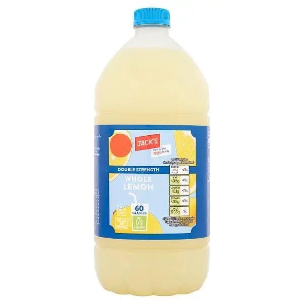 Jacks Double Strength Whole Lemon 1.5 Litre (Case of 8)