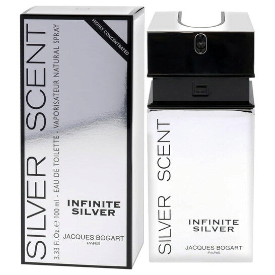 Jacques Bogart Silver Scent Infinite Silver Eau de Toilette 100ml Spray Men's Fragrance