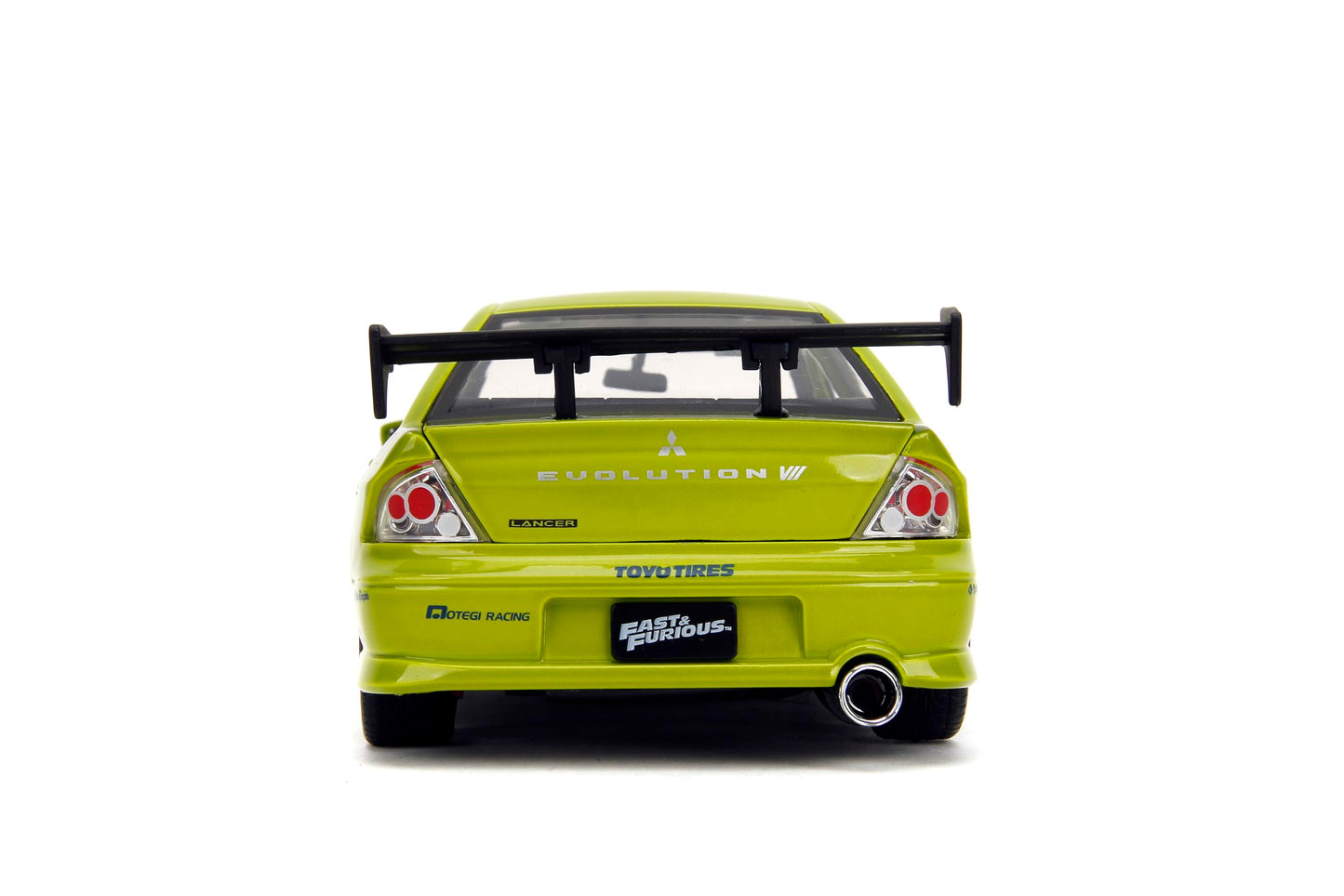 Jada Toys Fast & Furious 1:24 Brian's Mitsubishi Lancer Evolution VII Die-Cast Car – Lime Green (99788)