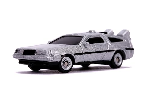 Jada Back To The Future 1.65-inch Nano Die-Cast Cars 3-Pack - Licensed Time Machines