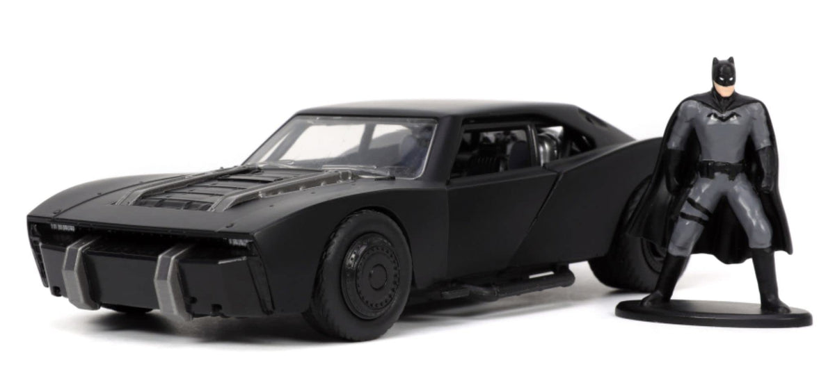 Jada The Batman 1:32 Batmobile Die-Cast Car with Batman Figure | Collectible DC Toys