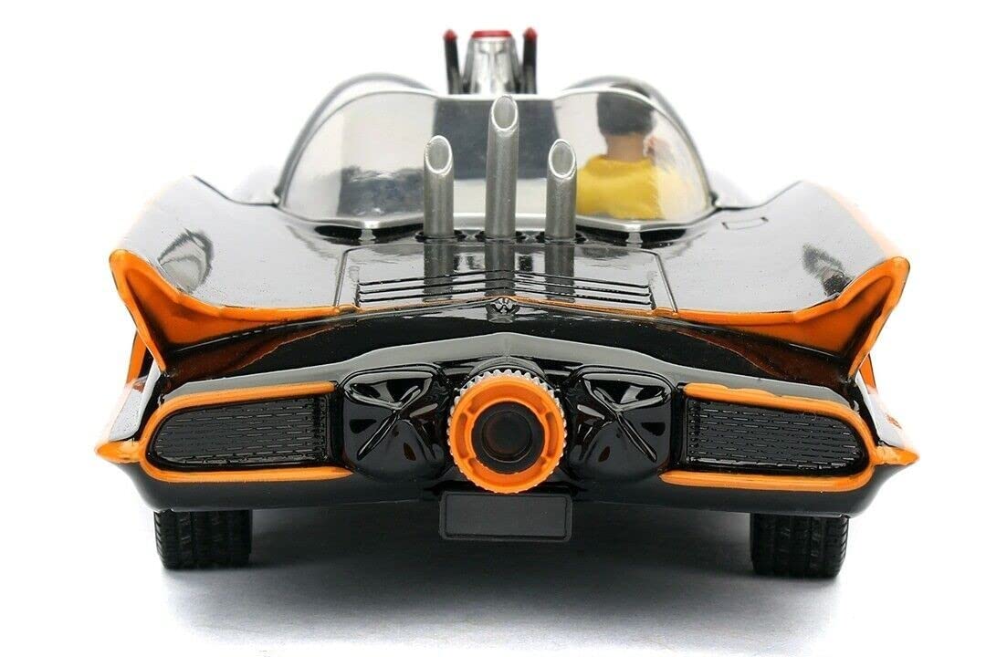 Jada 1966 Batmobile 1:24 Die-Cast Car with Batman & Robin Figures