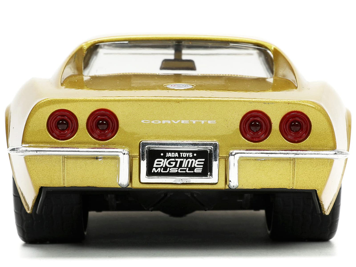 Jada Toys Big Time Muscle 1:24 1969 Chevy Corvette Stingray ZL-1 Die-Cast Car – Gold