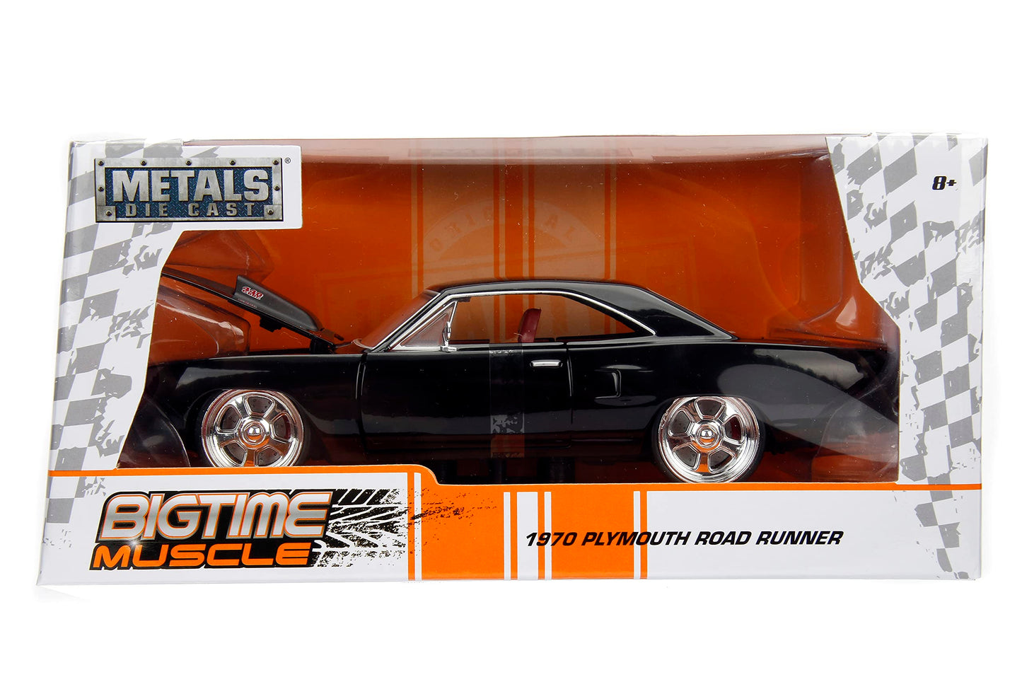 Jada Big Time Muscle 1:24 1970 Plymouth Road Runner Die-Cast Car | Collectible