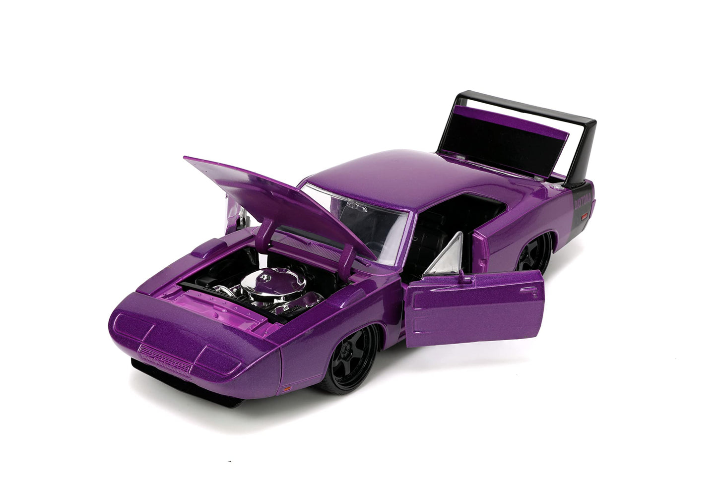 Jada Toys Big Time Muscle 1969 Dodge Charger Daytona 1:24 Die-Cast – Purple
